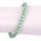 The Bead Chest Wood Stretch Bracelet, Mint Green - Stackable Beaded Jewelry, Unisex for Men & Women